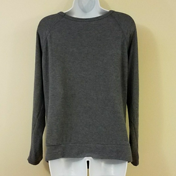 Tresics Large Gray Long Sleeve Casual Sweater - Picture 4 of 6